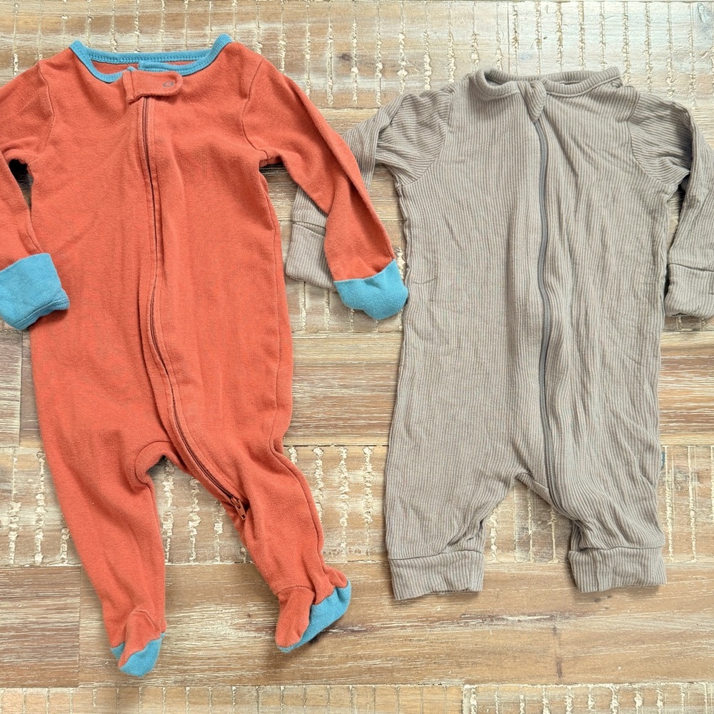 Unisex Baby Boy Girl Long Sleeve Sleeper Bundle 0-3 Months